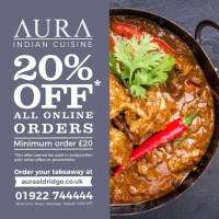 Aura Aldridge Indian Cuisine food