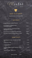 Mistrò Treviso menu