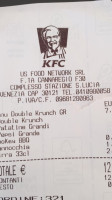 Kfc menu