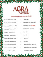 Agra Tandoori Balti Takeaway menu