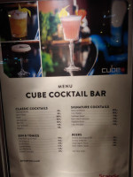 Cube menu