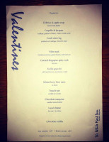 The White Hart Inn menu