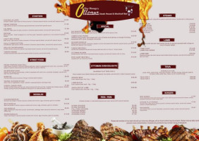 The Hungry Ottoman menu