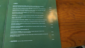 Stamcafé menu