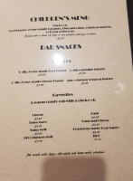 Malcolm Arms menu