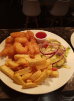 Sanders Fish And Chips food