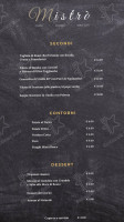 Mistrò Treviso menu