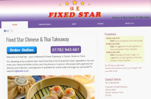 Fixed Star Chinese Thai Takeaway food