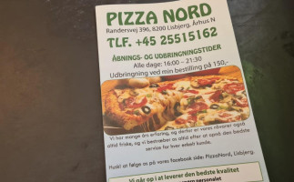 Pizza Nord menu