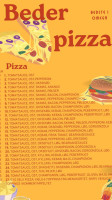 Beder Pizzeria menu