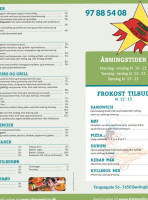Restaurant Stjerne Pizza- Og Grillbar Ans menu