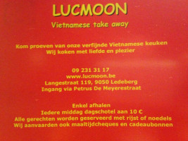 Lucmoon Vietnamees menu
