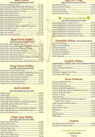 Ruby Chinese English Take-away menu