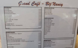 Grand Café menu
