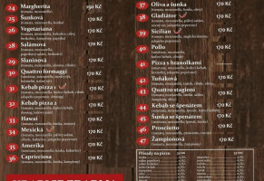 N&a Kebab A Pizza UnhoŠŤ menu