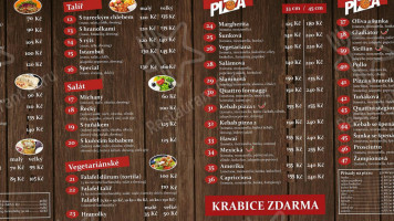 N&a Kebab A Pizza UnhoŠŤ menu