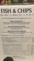 The Silver Cod menu