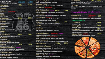 Route Us 66 Grill Pizza menu