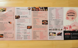 Kimchi Sushi menu
