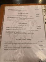 Il Viandante menu