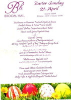 Broom Hall Inn food