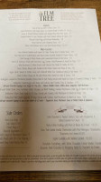 Elm Tree Pub menu