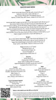 The Gwydyr menu