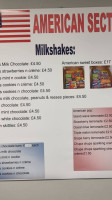 Milky menu