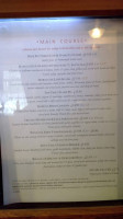 The Vine Inn menu