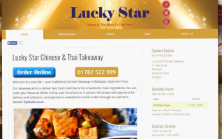 Lucky Star Chinese Thai menu