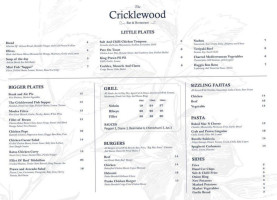 Removed: The Cricklewood menu