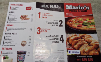 Mario's Pizza Grill food