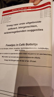 Cafe Botteltje menu