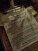The Woodmancote menu