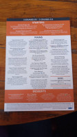 Beefeater Springwood Park menu