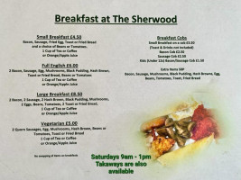 The Sherwood Pub food
