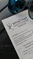 White Hart menu