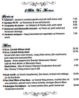 2 Belle Vue Avenue menu