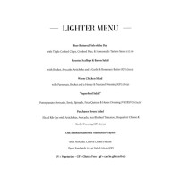 Purchases Bar And Restaurant menu