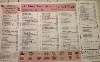 A1 Chinese Chop Suey House menu