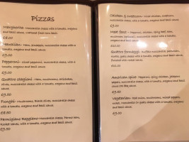 The Pizza Box menu