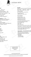 The Churchill Inn menu