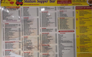 Station Supper menu