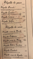 Valfior Polpetteria menu