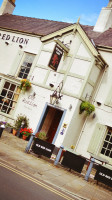 The Old Red Lion outside