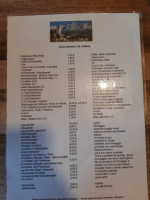 St. Helena menu