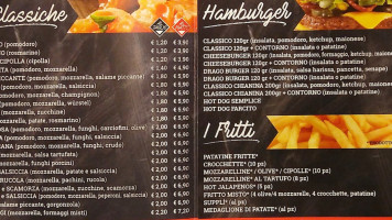 Pizzidea menu