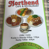 North End Cafe menu