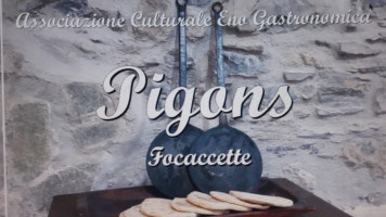 Pigons Focaccette food