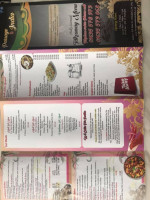 Passage To India menu